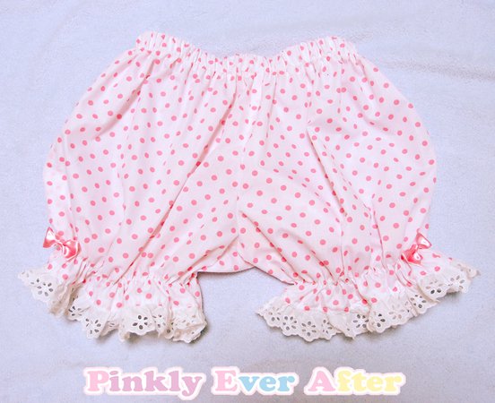 Pink Dot Bloomers from Pinkly Ever After