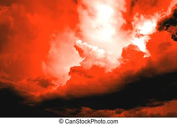 red clouds dark sky aesthetic background
