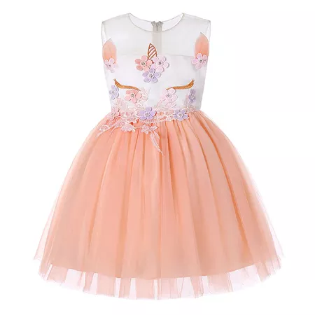 New Kids Dresses For Girls Unicorn Party Dress 2018 Summer Dress Elegant Children Clothing Cosplay Dresses 4 5 6 7 8 9 10 Years-in Dresses from Mother & Kids on Aliexpress.com | Alibaba Group