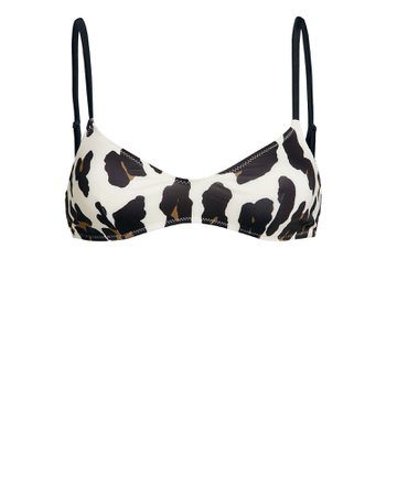 Rachel Leopard Bikini Top