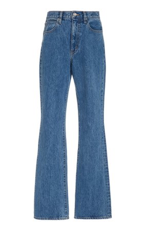 Charlotte Rigid High-Rise Boot-Cut Jeans by SLVRLAKE | Moda Operandi