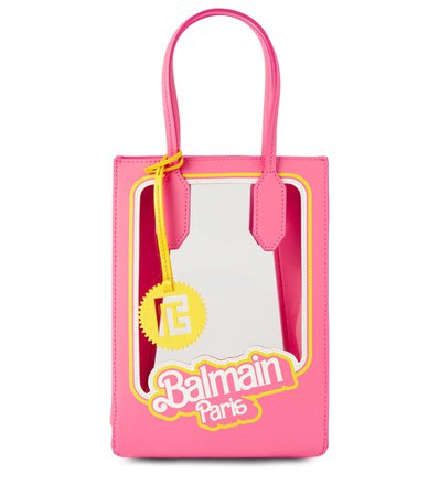 Balmain - x Barbie® tote de PVC y piel | Mytheresa