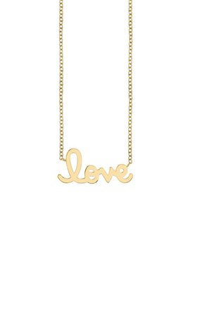 14k Yellow Gold Xl Pure Love Necklace By Sydney Evan | Moda Operandi