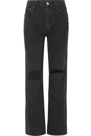 RE/DONE | The High Rise Loose distressed jeans | NET-A-PORTER.COM