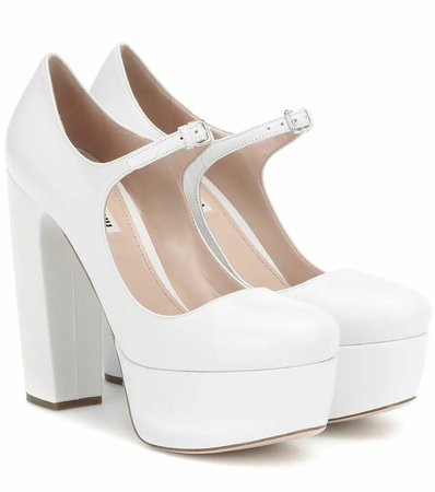 white mary janes