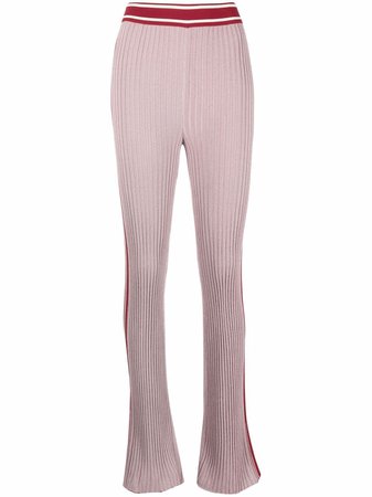 Jil Sander Side Stripe Ribbed Trousers - Farfetch