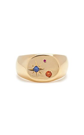Gold-Vermeil Seal Signet Ring by SCOSHA | Moda Operandi