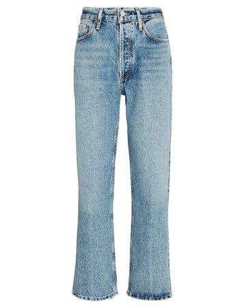 AGOLDE Lana Cropped Straight-Leg Jeans | INTERMIX®