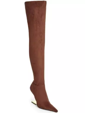 chocolate thigh high boots - Google Search