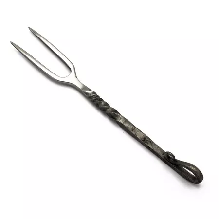 Forged medieval fork