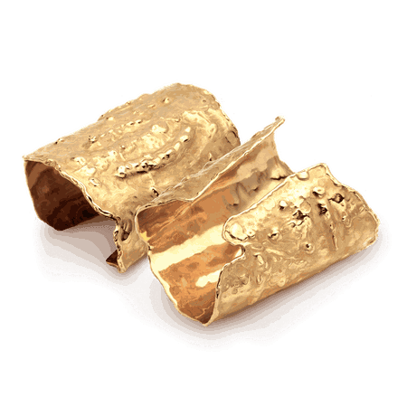 Van Cleef & Arpels, Estrucan inspiration cuff bracelet Yellow gold