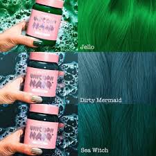 emerald green hair dye lime crime - Google Search