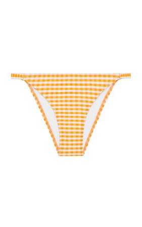 Holiday Gingham Bikini Bottom By Peony | Moda Operandi