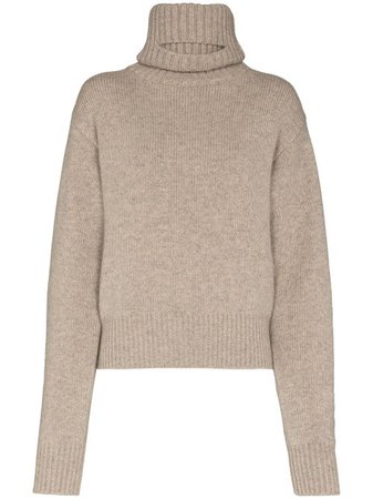 extreme cashmere Happy roll neck cashmere jumper with Express Delivery - FARFETCH