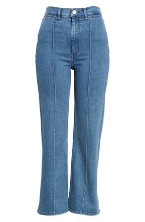 3x1 NYC Nicolette Pintuck Crop Flare Jeans (Anya) | Nordstrom