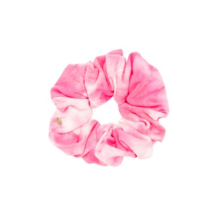 Emi Jay | Tie Dye Scrunchie in Raspberry