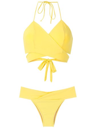 Brigitte Mary Wrap Bikini Set - Farfetch