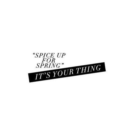 spice up its your thing