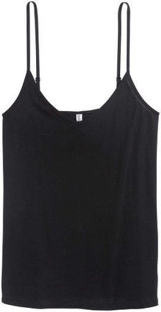 Jersey Camisole Top - Black