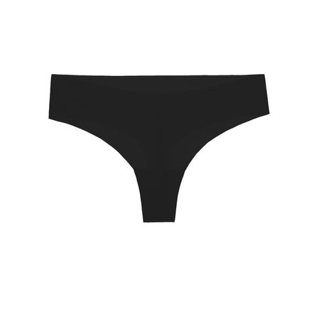 Black Pantie Thong | True and Co.