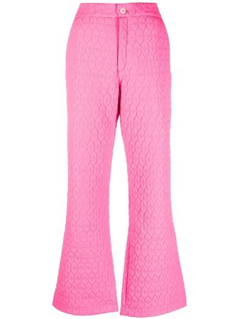 Marco Rambaldi Quilted Flared Trousers - Farfetch