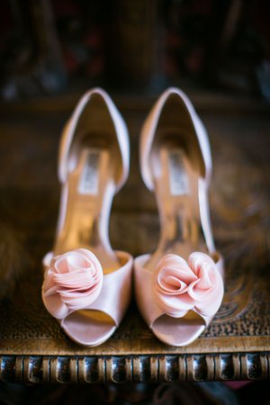 pink rose heels