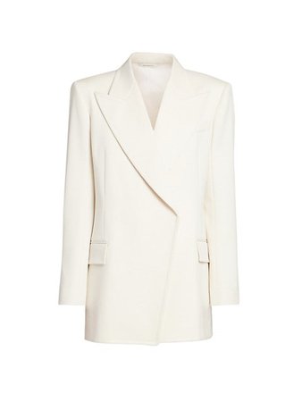 Givenchy Masculine Double Breasted Wool-Blend Jacket | SaksFifthAvenue