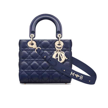 Lady Dior My ABCDior Bag Indigo Blue Cannage Lambskin - Bags - Woman | DIOR