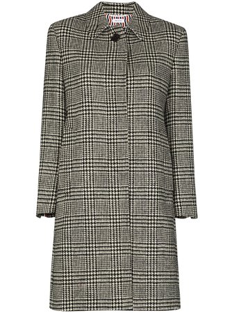 Thom Browne Checked Houndstooth Coat - Farfetch