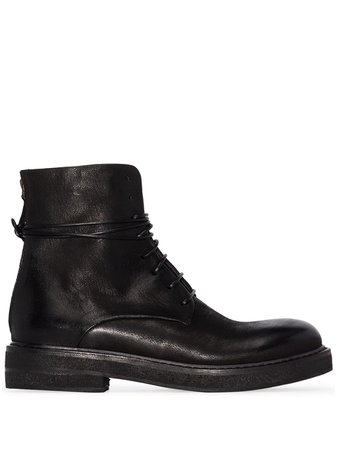 Marsèll leather combat boots