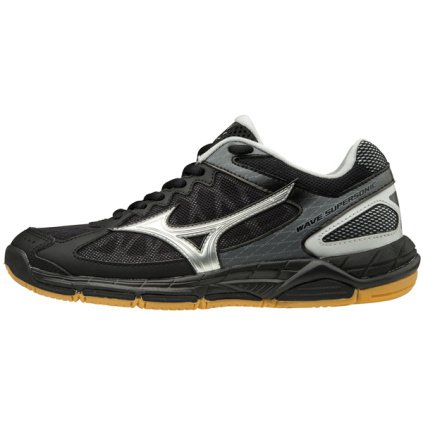 Women's Volleyball Shoes | Mizuno Women's Wave Supersonic - Black/Silver