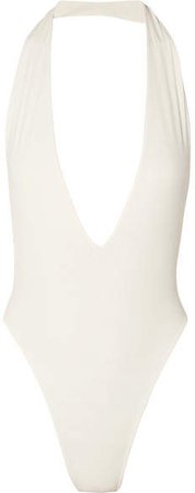 Myra - Ralph Halterneck Swimsuit - White