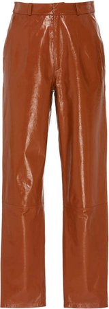 Zeynep Arçay Patent Leather Trousers
