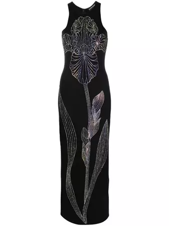 David Koma Iridescent Embellished Sleeveless Dress - Farfetch