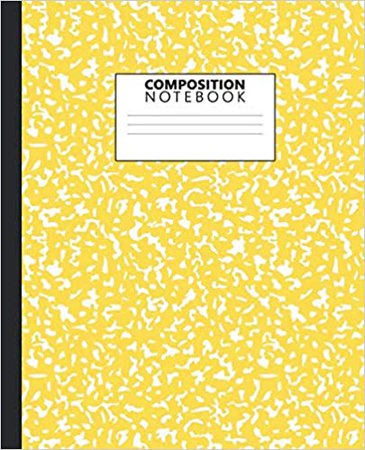 Composition Notebook: Wide Ruled Paper Notebook Journal | Pretty Wide Blank Lined Workbook for Teens Kids Students Girls for Home School College for Writing Notes | Cute Bright Yellow Print: Composition Notebooks, Nifty: 9781099008818: Amazon.com: Books