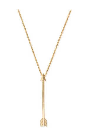 gold arrow necklace