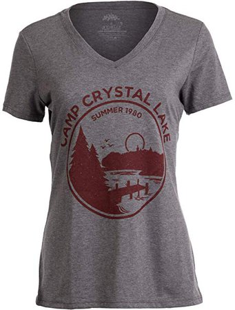 Amazon.com: 1980 Camp Crystal Lake Counselor | Funny 80s Horror Movie Fan Women Top T-Shirt: Gateway