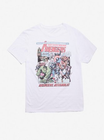 Marvel The Avengers 700th Issue Comic T-Shirt