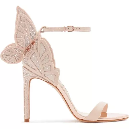 Butterfly high heels