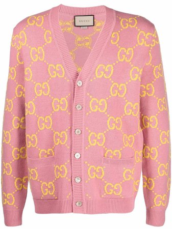 Gucci GG intarsia-knit Cardigan - Farfetch