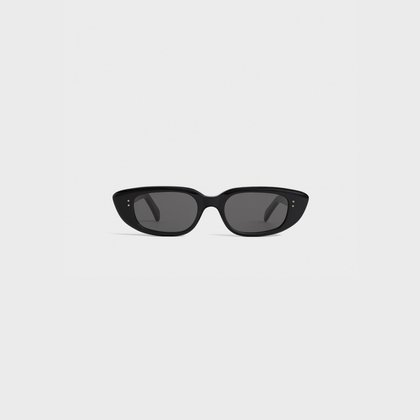 Cat Eye S095 sunglasses in Acetate - Black - 4S095CPLB.38NO | CELINE