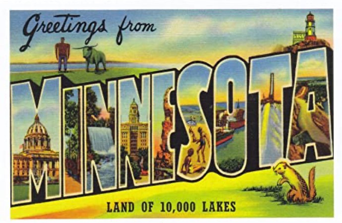 Minnesota post card