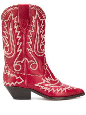 Isabel Marant Duerto Texan Boots Ss20 | Farfetch.com