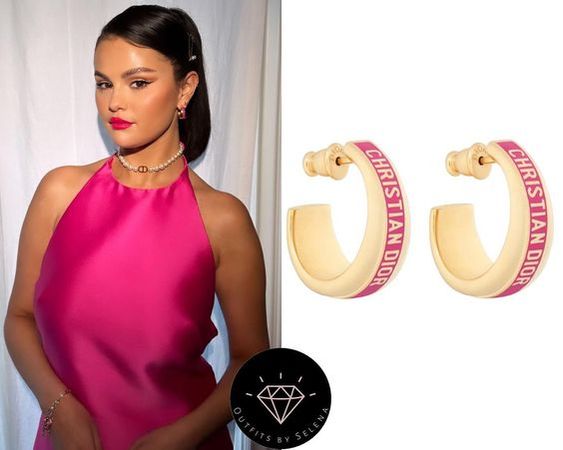 Selena Gomez Closet | Dior Code Earrings