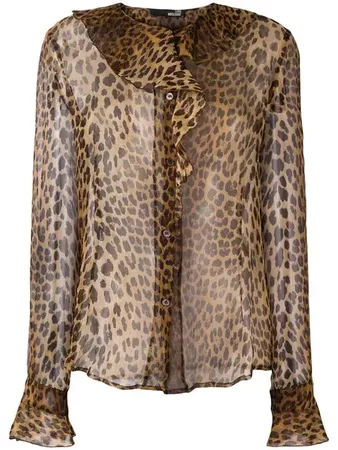 Moschino Vintage 2000's animal print blouse $205 - Buy Online VINTAGE - Quick Shipping, Price