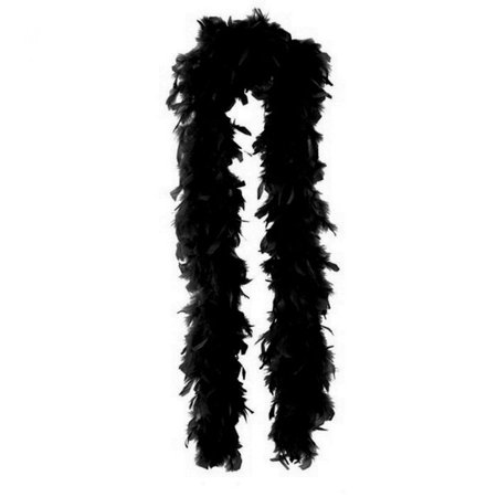 Black Feather Boa [COLCOS001BLK] | Black Party Supplies | Coloured Party Supplies - Discount Party Supplies