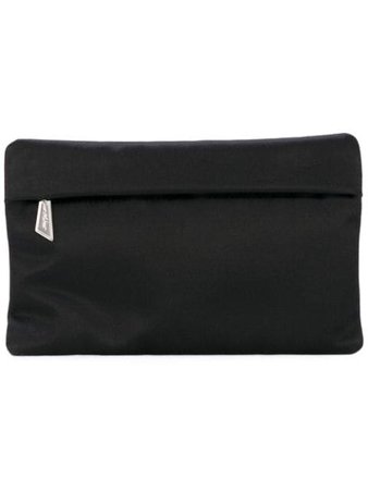 Corto Moltedo Sybil two-tone clutch bag B5525611 black | Farfetch