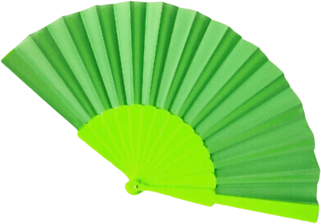 lime green fan