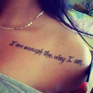 i am enough tattoo