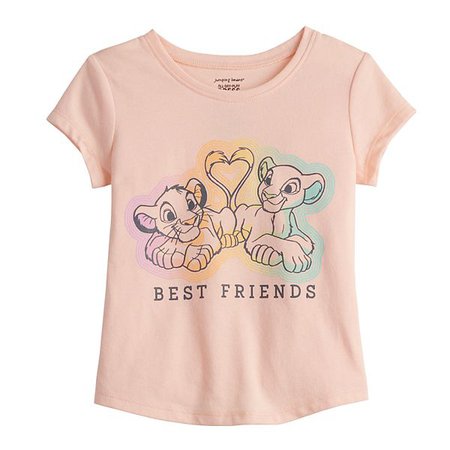 Toddler Girl Disney The Lion King Simba & Nala "Best Friends" Shirttail Graphic Tee by Jumping Beans®